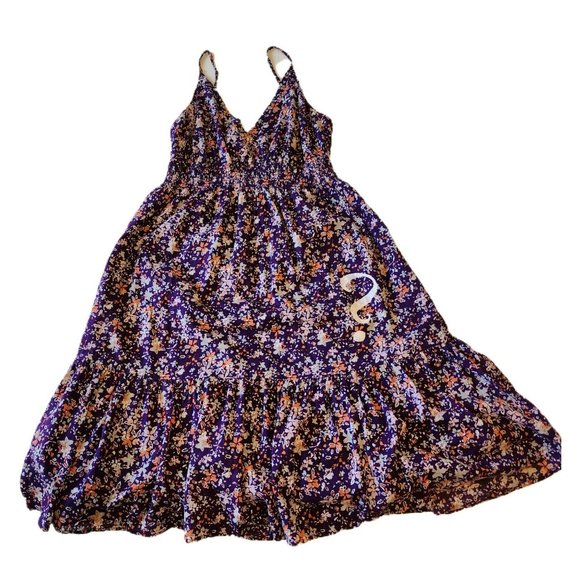 Rhetorical Factory Floral Purple Dress Size Medium - Picture 1 of 10